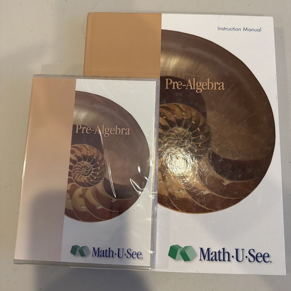 Math U See Pre-Algebra Instruction Manual DVD Set