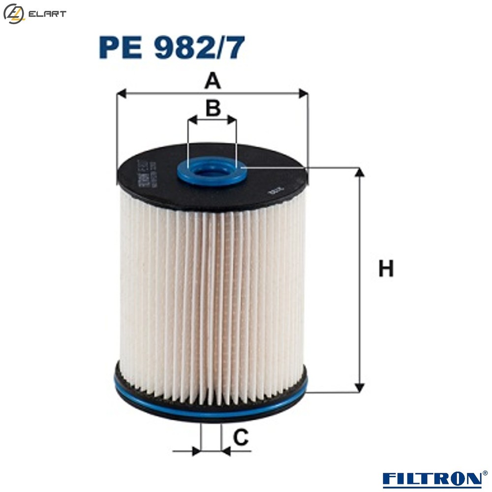 FUEL FILTER PE 982/7 FOR OPEL INSIGNIA/B/Sports/Tourer/Grand/Combi/Van/Country