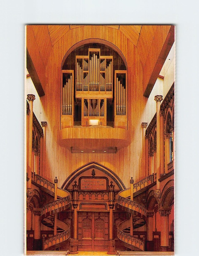 Postcard Interior of Sacred Heart Chapel Notre Dame Basilica Quebec Canada