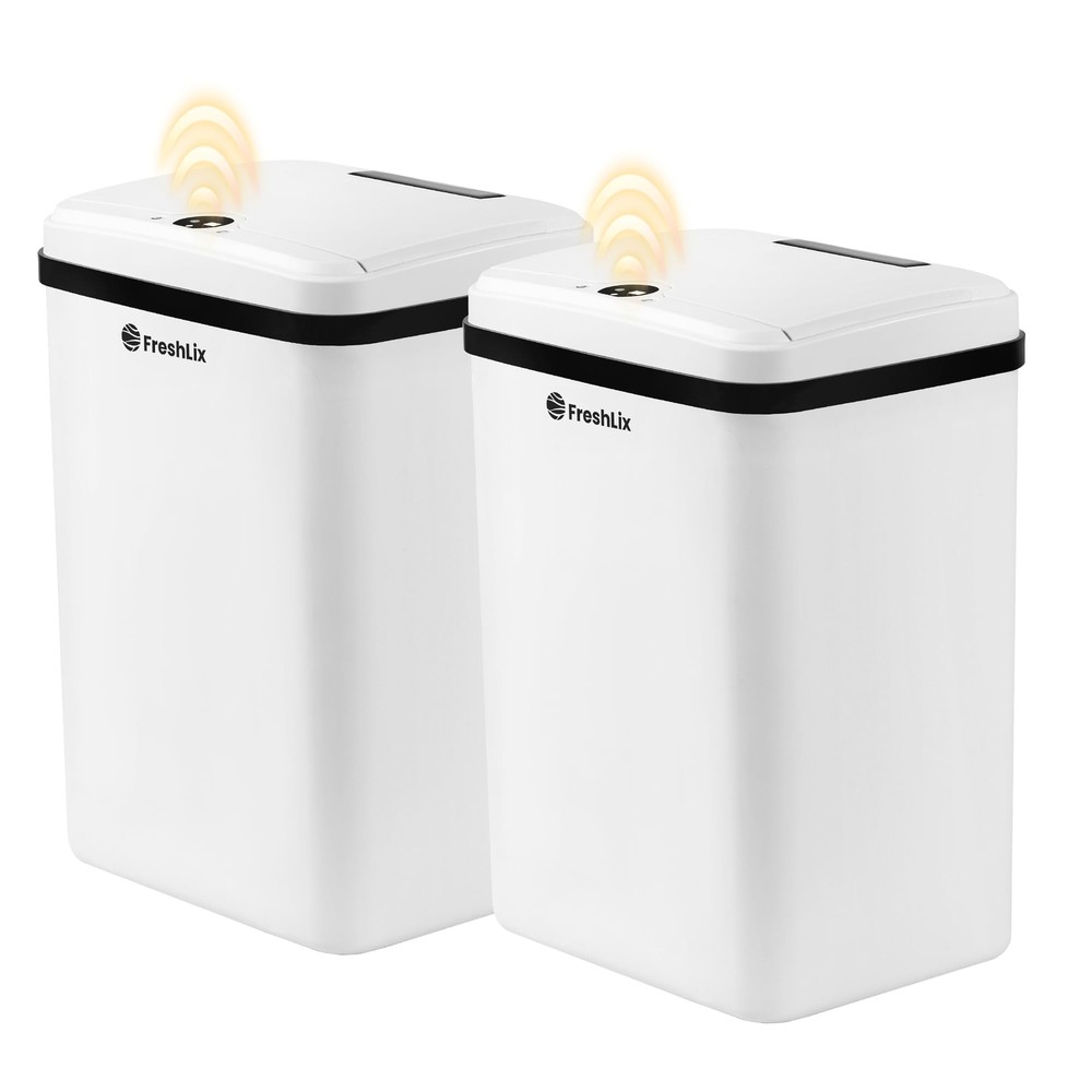 4-Gallon Smart Touchless Trash Can with Motion Sensor for Bathrooms