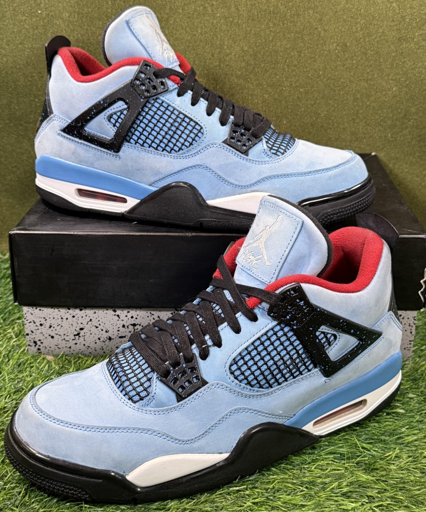 Jordan 4 Retro 'Travis Scott Cactus Jack' (Size 10.5) *Super Clean/VNDS/OG Box*