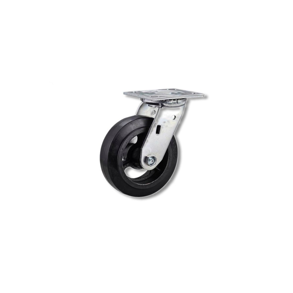 Projex 6 in Swivel Hard Rubber Caster 410 lb 9493