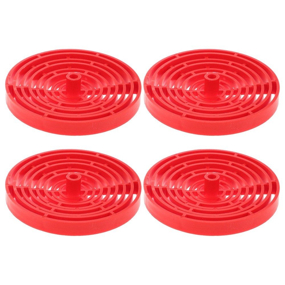 4 Pcs Aquarium Egg Crate Grid Divider Tray Plastic Pump Filter Bag Holder