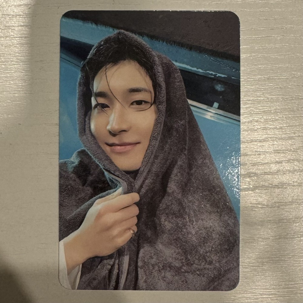 Seventeen Spill The Feels Towel Wonwoo Photocard