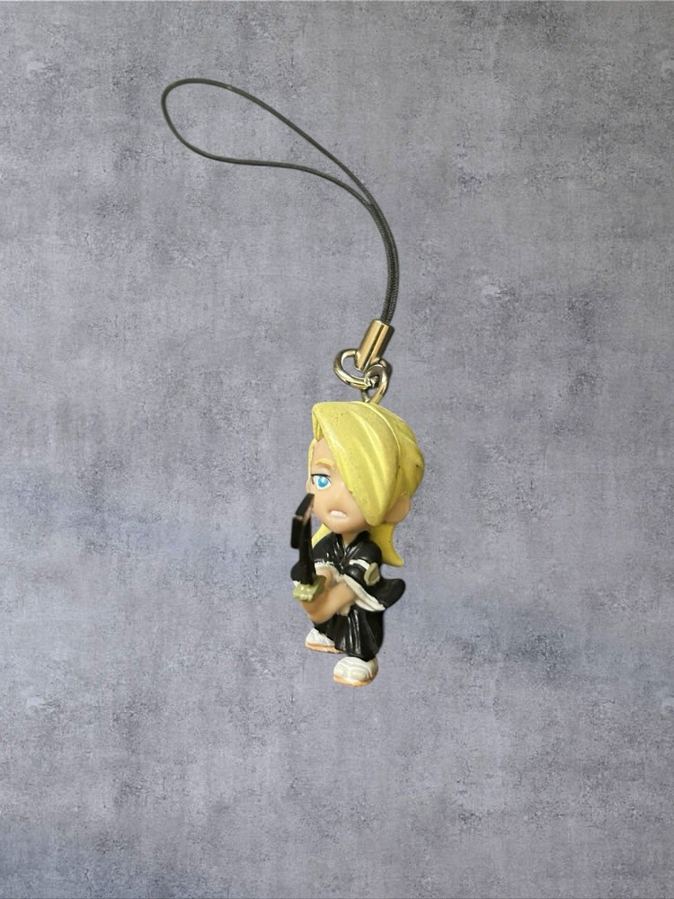Bleach Izuru Kira Keychain Chibi Figure Strap Soul Reaper Anime — US SELLER