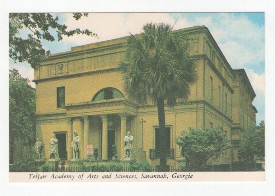Telfair Academy of Arts and Sciences Savannah Georgia Vintage Postcard Unposted-image