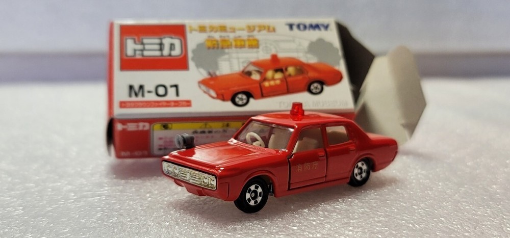 Takara Tomy Tomica Crown Command Car Fire Truck Mini Car