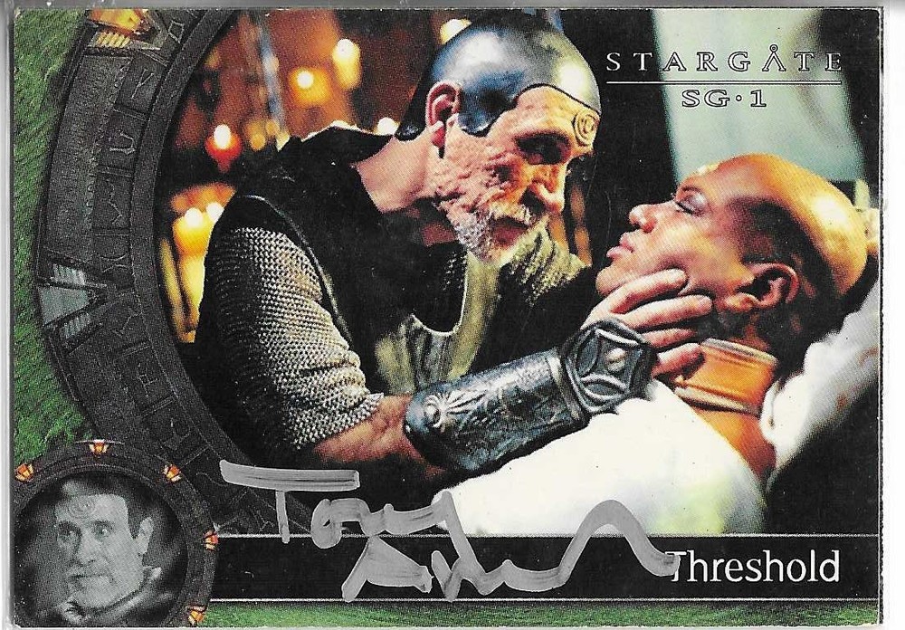 2002 rittenhouse stargate sg-1 season 5 signed card #7 tony amendola