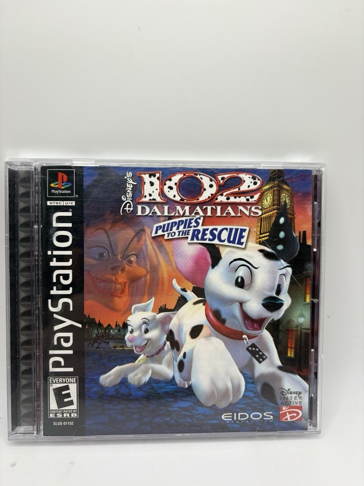 Disney’s 102 Dalmatians Puppies To The Rescue PlayStation 1 PS1 CIB & Reg Card