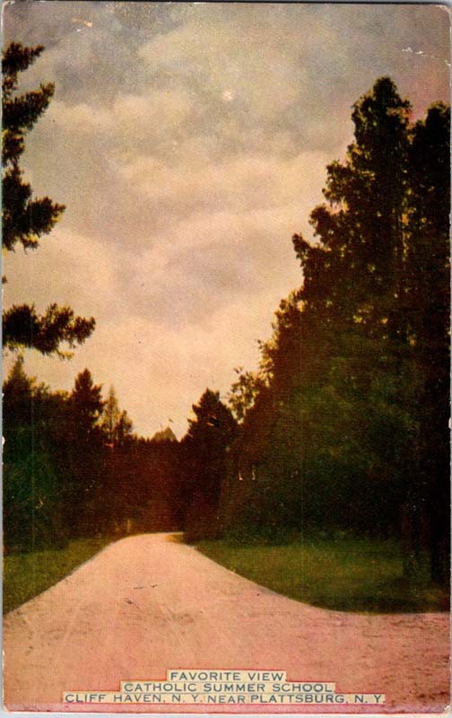 Plattsburgh New York NY : ROAD SCENE m/14 AV8351
