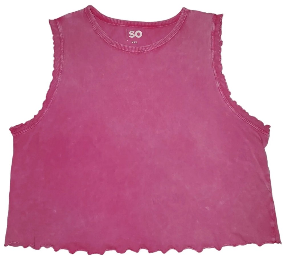 SO Orchid Round Neck Muscle Tank Top Women's Size XXL