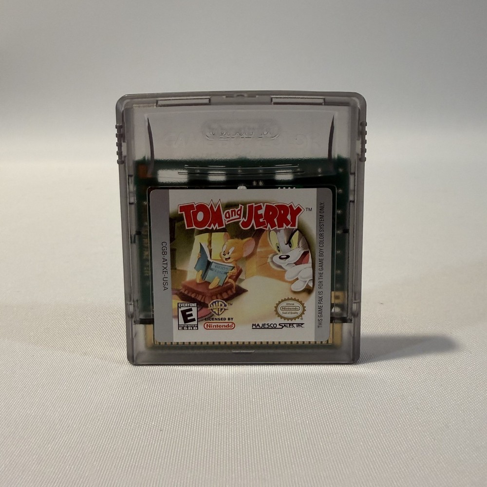 Tom and Jerry GBC Nintendo Game Boy Color Action Video Game Cartridge Only