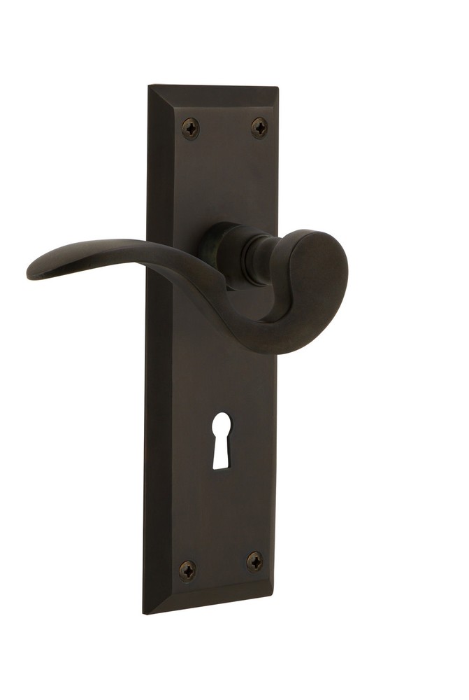 Nostalgic Warehouse NYKMAN_PRV_234_KH Manor Privacy Door Lever