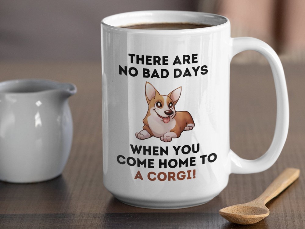 Cute Corgi Coffee Mug Funny Gift For Dog Lovers And Proud Owners