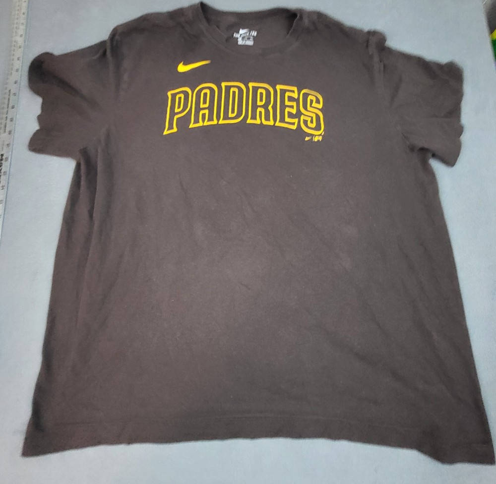 Nike San Diego Padres Fernando Tatis Jr #23 Men's XL Shirt Brown Player Tee MLB