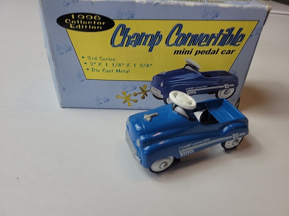 Mini Pedal Car  Champ Convertible Car  1996 Collector Edition TG