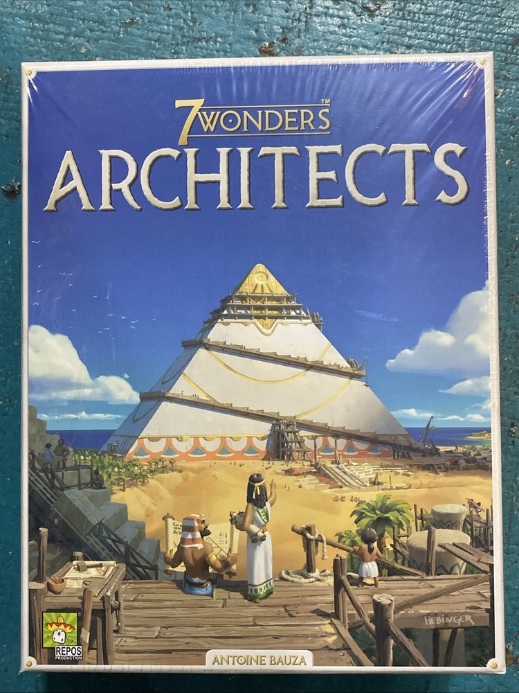 New Sealed Antoine Bauza 7 Wonders: Architects Board Game by Repos