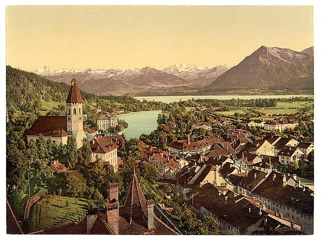 Photo:Thun,general view,Bernese Oberland,Switzerland 5