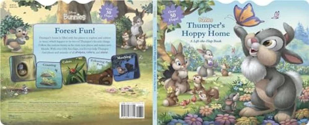 Disney Bunnies: Thumper's Hoppy Home: - Board book, by Disney Books - Very Good