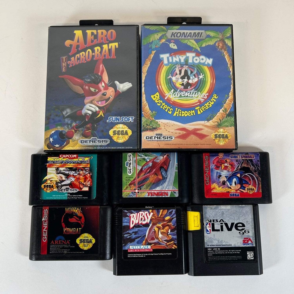 Lot of 8 Sega Genesis Games