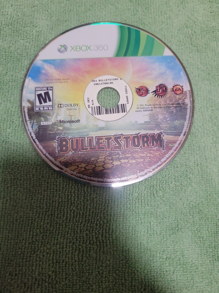 Bulletstorm (Microsoft Xbox 360) Tested DISC ONLY