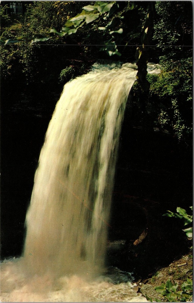 Minneapolis MN-Minnesota, Minnehaha Falls, Scenic, Vintage Postcard
