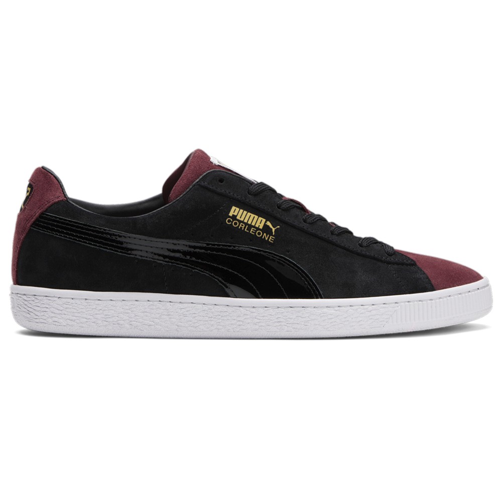 PUMA  X The Godfather Suede Lace Up  Mens Purple Sneakers Casual Shoes 39189201