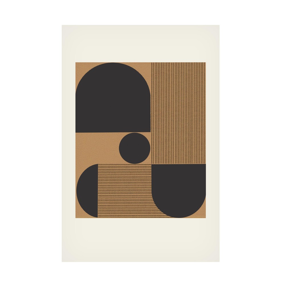 Canvas Wall Art - THE MIUUS STUDIO 'Composition VI' Wall Art for Living Room,...