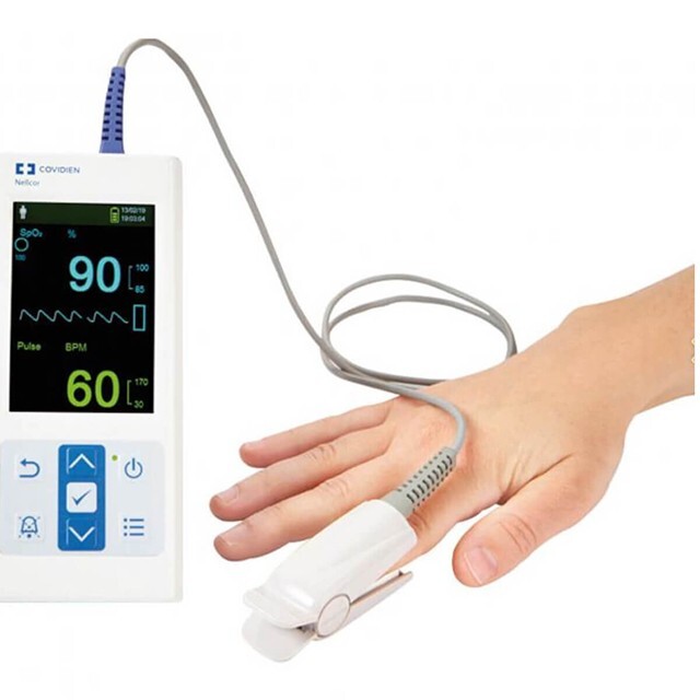 Covidien PM10N Portable SPO2 Patient Monitor with Finger sensor & 4pcs batteries