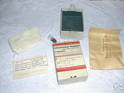 1949 BOEHM SIGMOIDOSCOPE NATIONAL 5 LAMP MEDICAL DEVICE