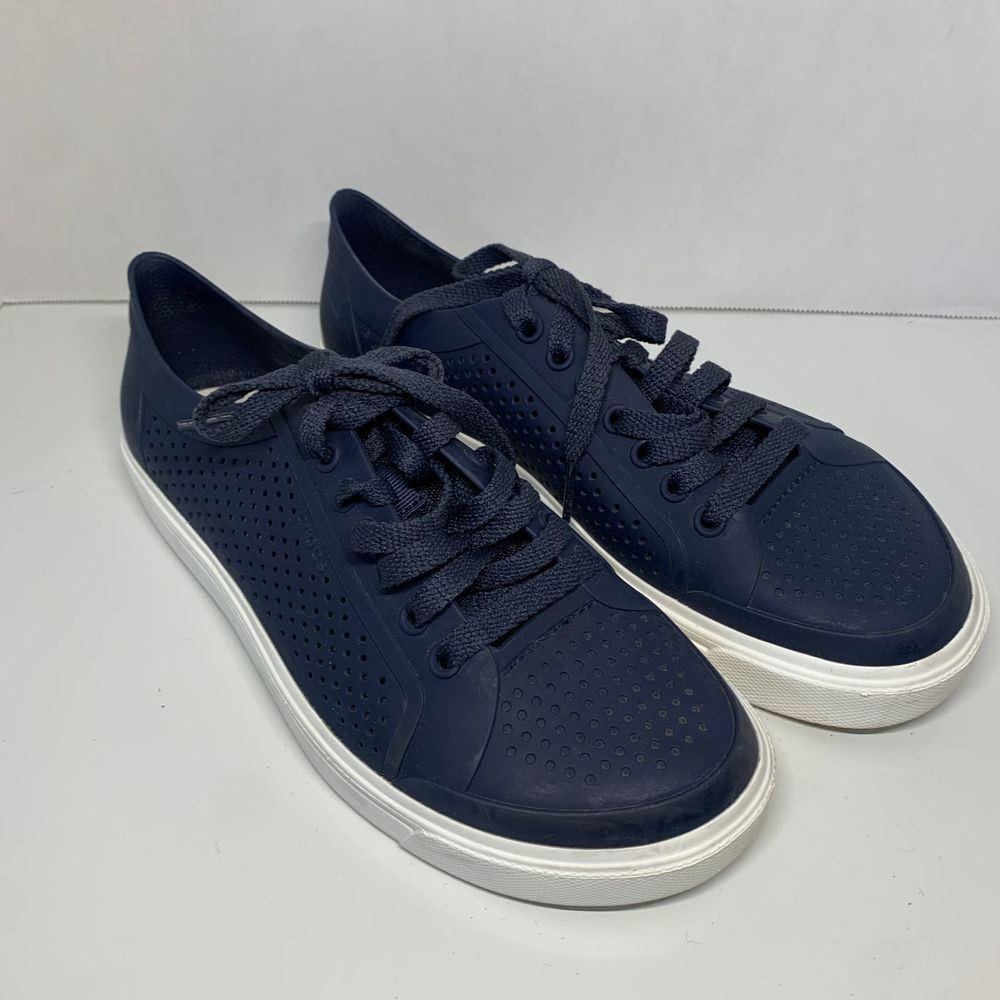 Crocs Navy Citilane Roka Court Lace Comfort Shoes/Sneakers Women 9