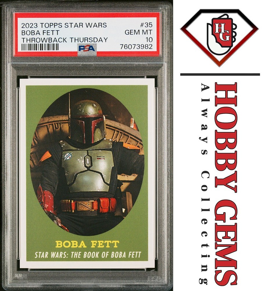 BOBA FETT PSA 10 2023 Throwback Thursday Star Wars TBT #35 C3