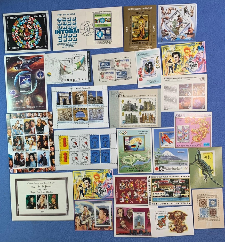 Worldwide lot of 26 different MNH S/S