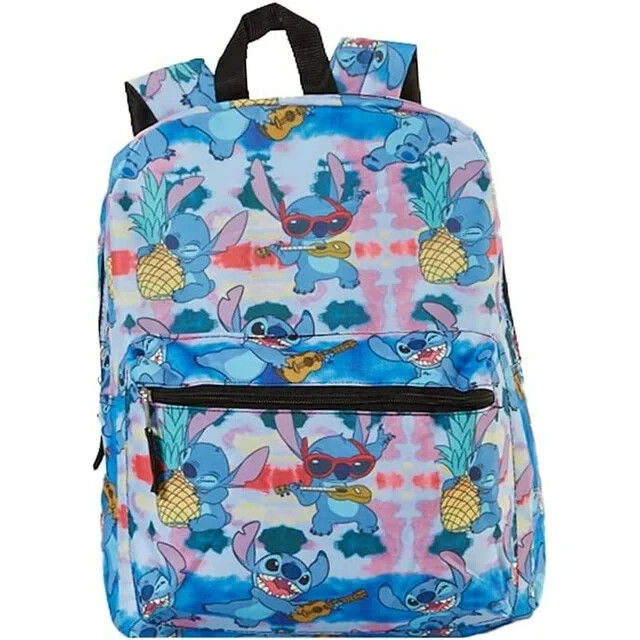Backpack - Disney - Lilo & Stitch - Pineapple Allover Print Blue 16