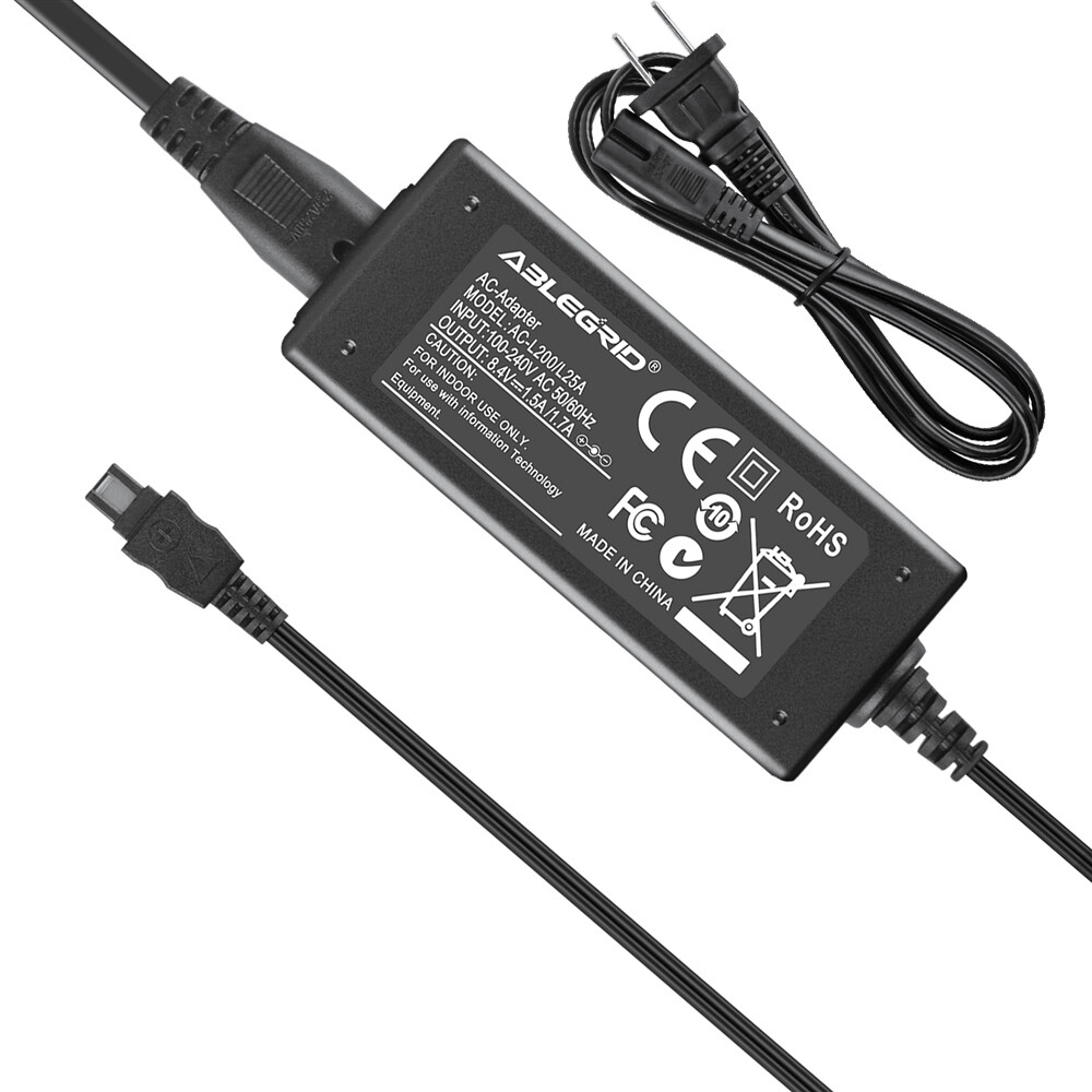 SONY Camcorder DCR-HC20 DCR-HC38 AC Adapter Charger Power Supply Cord