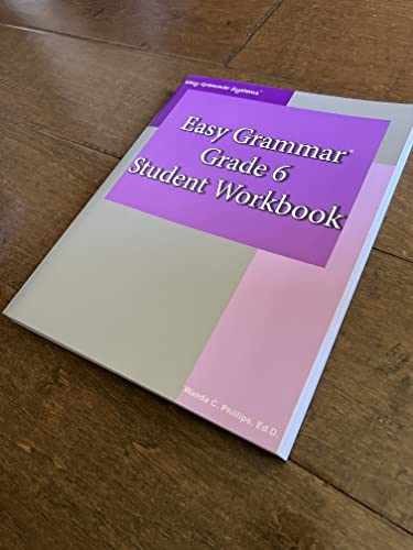 Easy Grammar®: Grade 6 Student - Paperback, by Wanda C. Phillips - Very Good o