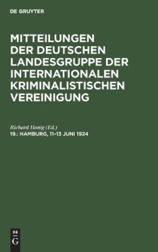 Hamburg, 11-13 Juni 1924 (Hardback)