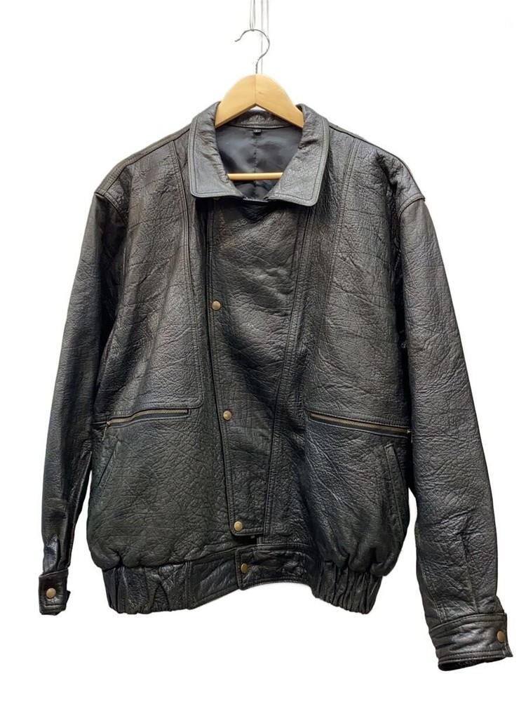 Leather Jacket Blouson/L/-/Blk 3501