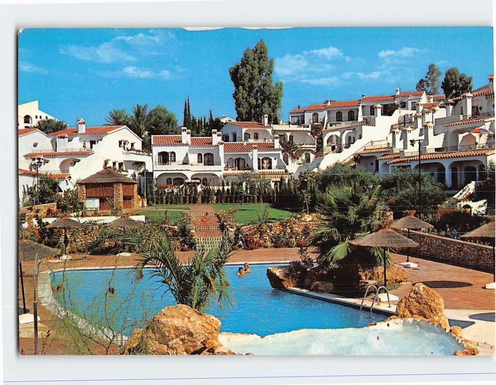 Postcard Pool View Piscinas del Capistrano Village Nerja Costa del Sol Spain