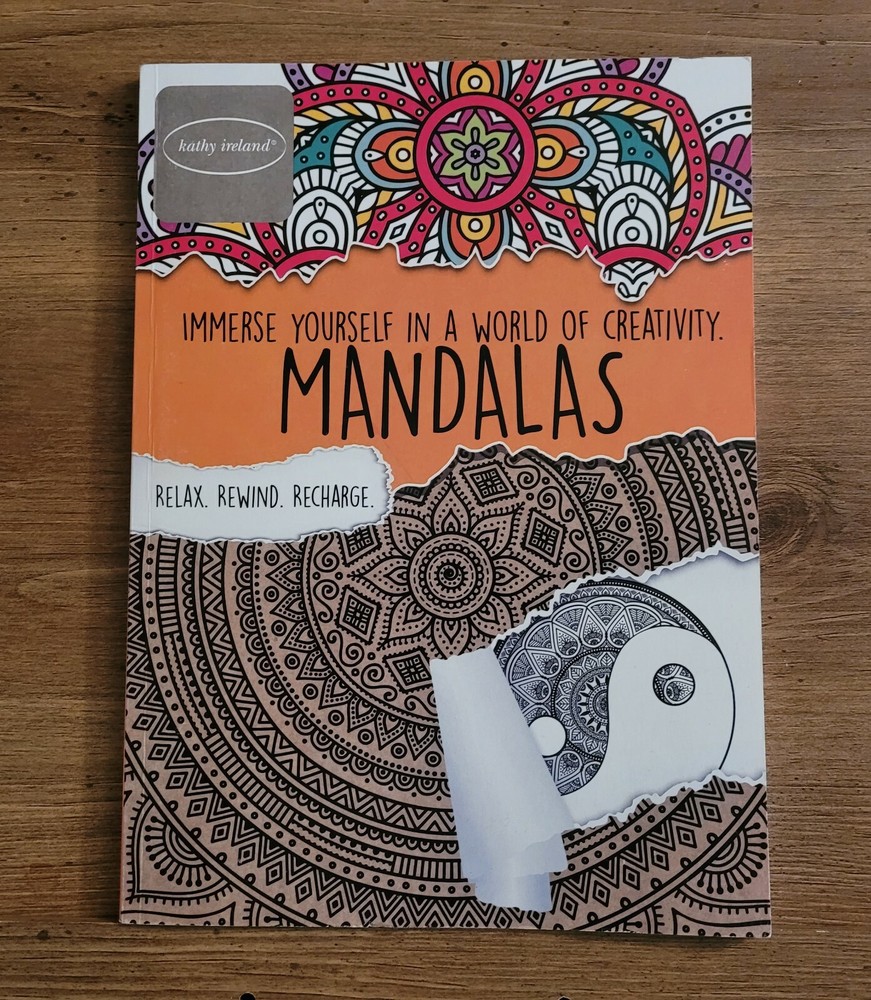 Bendon Adult Coloring Books Mandalas Coloring Book (NEW) Relax Rewind Recharge