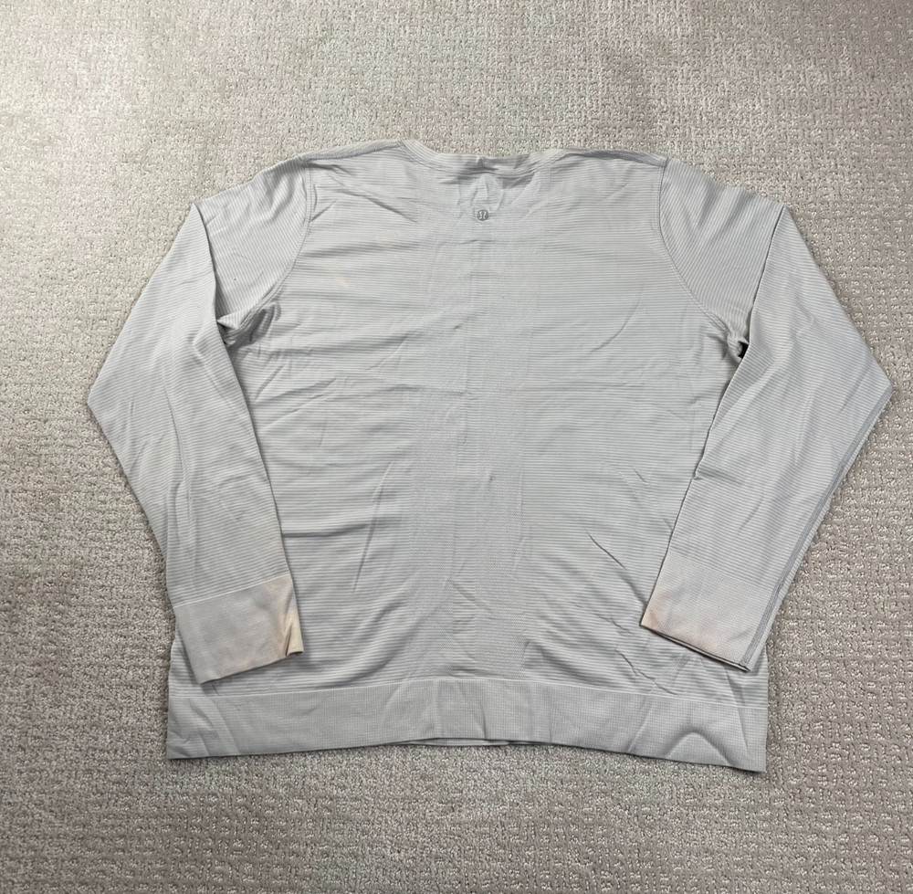 Lululemon Shirt Womens XL? Long Sleeve Athleticwear Gymwear Outddors Yoga FLAWS