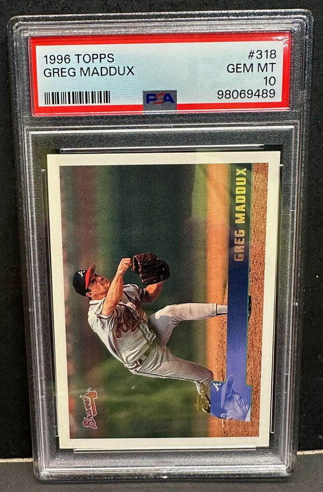 Greg Maddux 1996 Topps #318 PSA 10 GEM MT Braves Hall of Fame Card