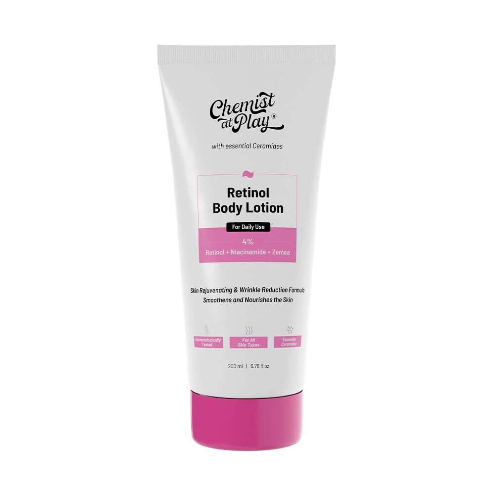 Chemist at Play Anti-Aging Body Lotion with Retinol, Niacinamide & Zemea - 200ml