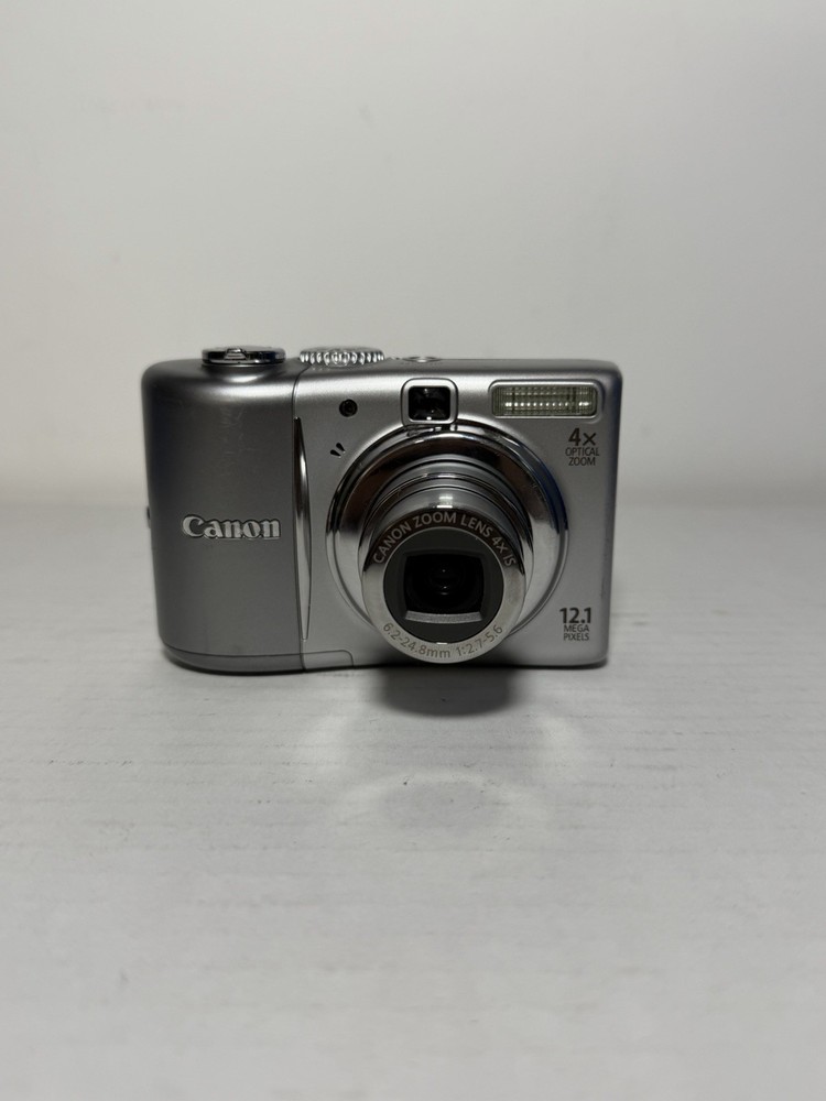 Canon PowerShot A1100 IS 12.1MP 4X Zoom Digital Camera No Battery (Lens Error)