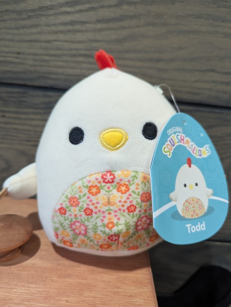 Squishmallows 5 Inch Todd The Chicken Plush Toy