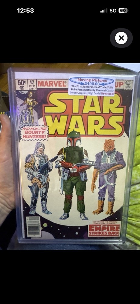 Marvel Comics Star Wars #42 1980 Key Issue Newsstand Variant Boba Fett Bossk