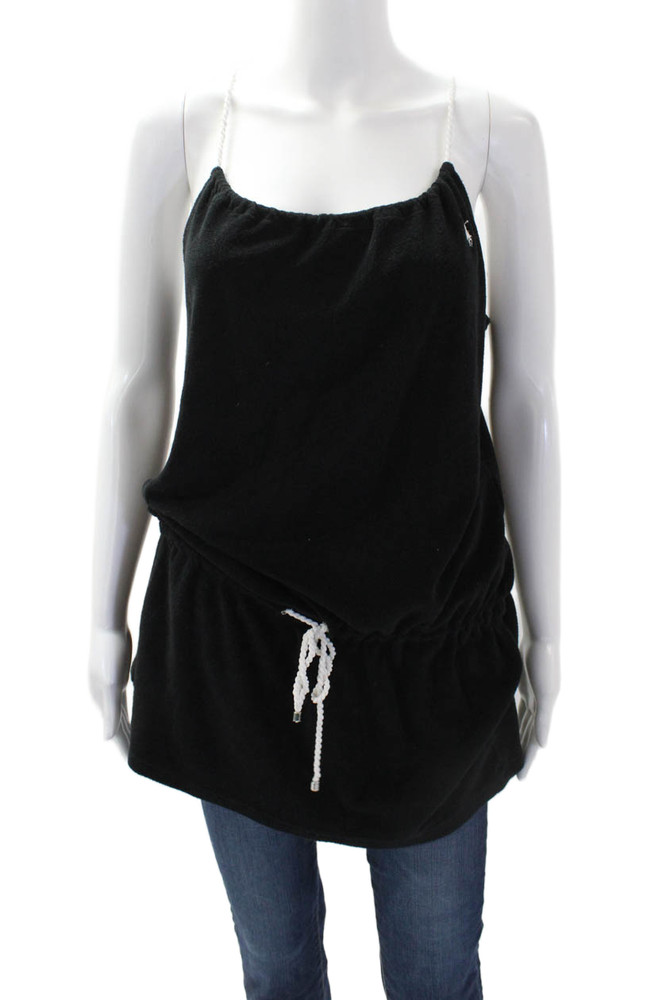 Polo Ralph Lauren Womens Cotton Sleeveless Halter Neck Peplum Top Black Size MFree Shipping in US $100+ Orders | $6.95 Orders Below