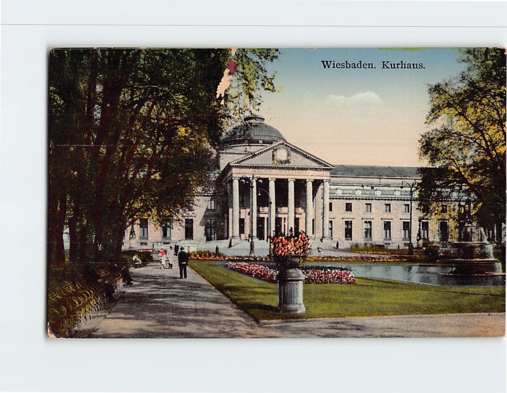 Postcard Kurhaus Wiesbaden Germany