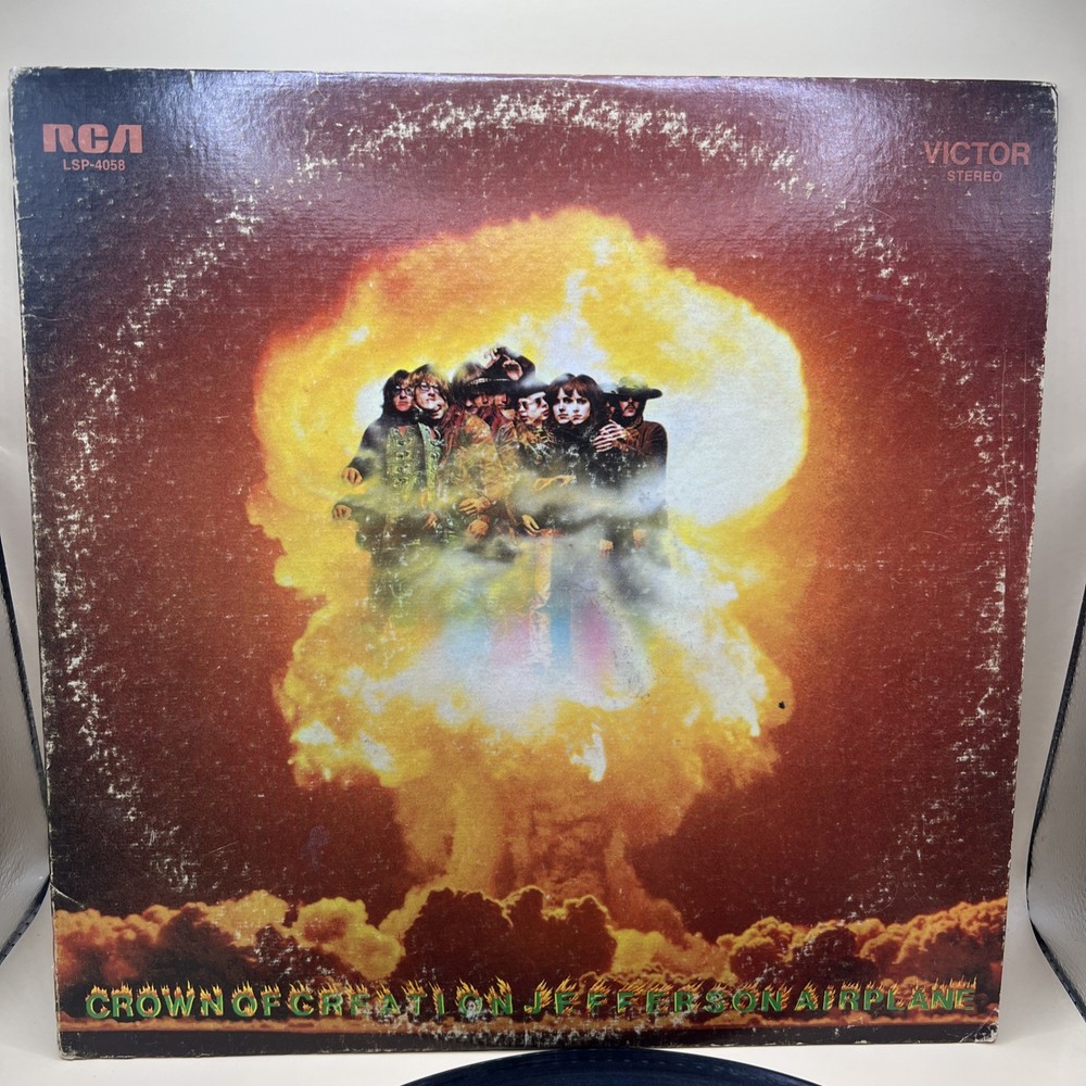 Jefferson Airplane Crown of Creation Vinyl Record (RCA Victor, 1968)
