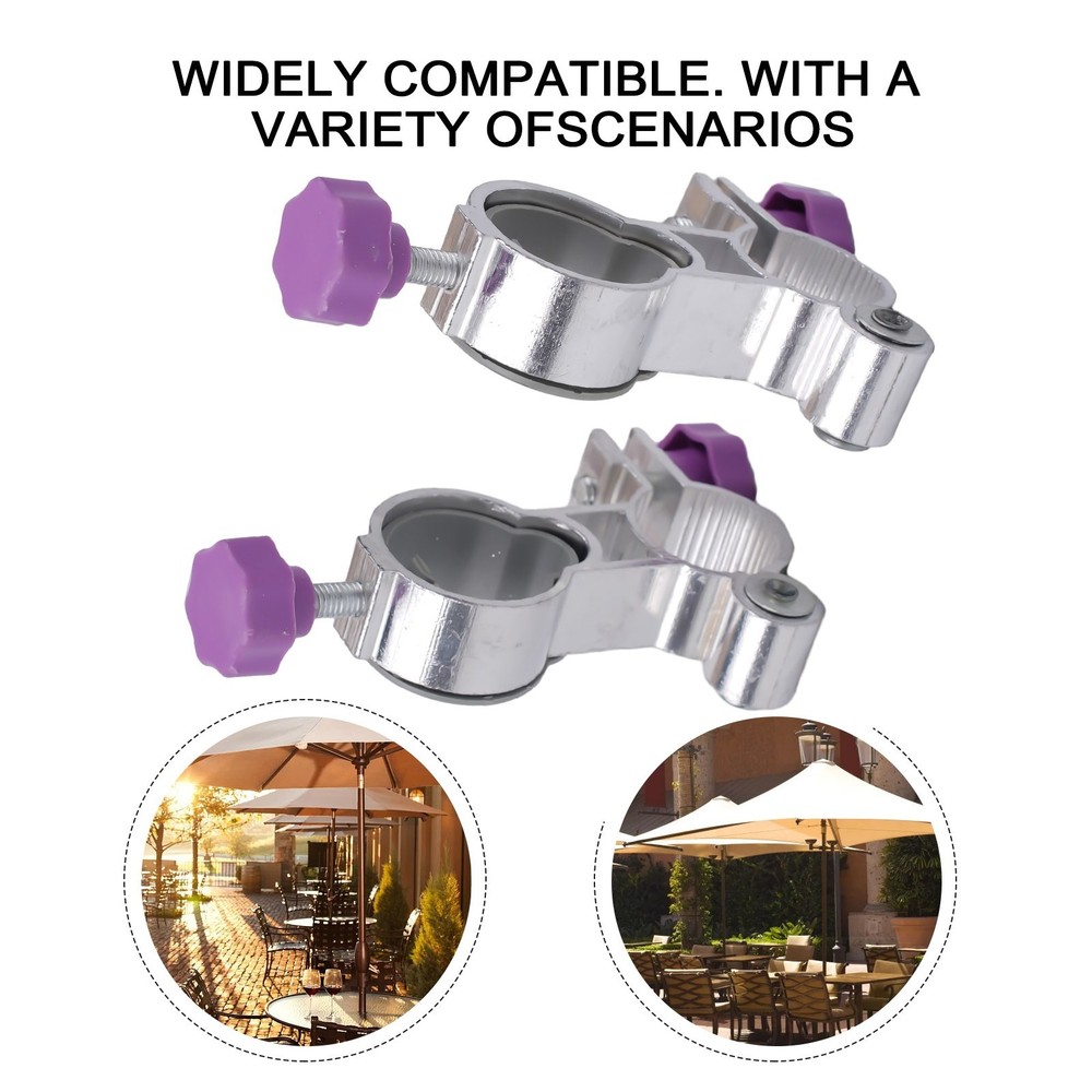 Strong Portable Clip-On Umbrella Mount for Garden Chairs & Patio Balconies  